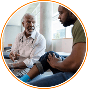 health-care-worker-talking-to-patient-image